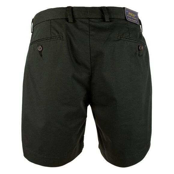 Men's Stretch Straight Fit Shorts Black 30 - Picture 2 of 6
